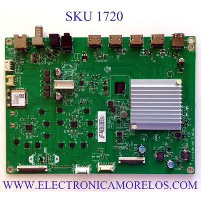 MAIN PARA TV VIZIO ORIGINAL SMARTCAST QUANTUM 4K UHD HDR / NUMERO DE PARTE XLCB02K050 / 715GB722-M0C-B00-004B / 715GB722-M01-B00-004D / PANEL TPT580WR-PV7D.Q REV:S01E / TPT580WR-PV7D.Q REV:S01K / DISPLAY CC580PV7D VER.02 / MODELO M58Q7-J01 LTYUH1LX